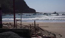 Title: The False Start: San Juan del Sur, Nicaragua Caption: In hopes of capturing the economic benefits of tourism, many people have started creating new businesses in San Juan del Sur, a tourist destination on the beautiful Pacific coast of Nicaragua. However, not everyone is successful, especially with the economic turmoil that has been recently felt worldwide. This picture shows an abandoned building in the beginning stages of construction on a very valuable ocean-side lot.  