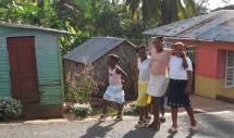 Title: Dominican Smiles Caption: Strong social networks help young women form alliances based on "confianza" (social trust).