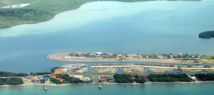 Coastal development in Belize is changing both social and geographic landscapes. Photo courtesy Richard Wilk
