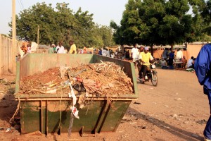 5. A new dumpster in a street of Garoua, october 2008 -Emilie Guitard-
