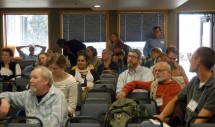 Participants attend a working group session on anthropological sciences, ecology and environment during the 2012 LTER All Scientists Meeting in Estes Park, Colorado. Photo courtesy LTER Network Office
