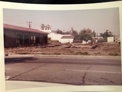 An empty lot.