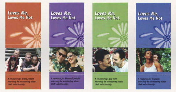 pamphlets and posters that adorned a clinic waiting room walls and bookshelves