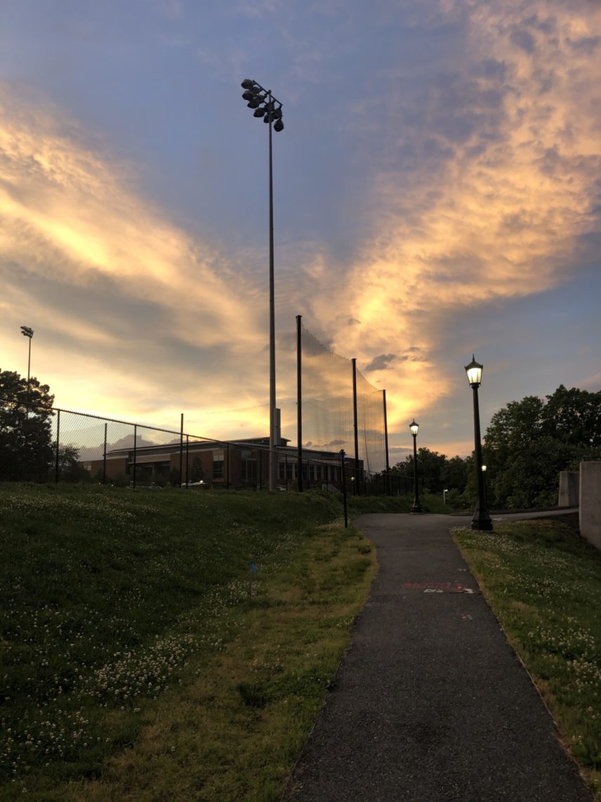 Photograph of a walking path outdoors