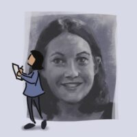 Illustration of a woman