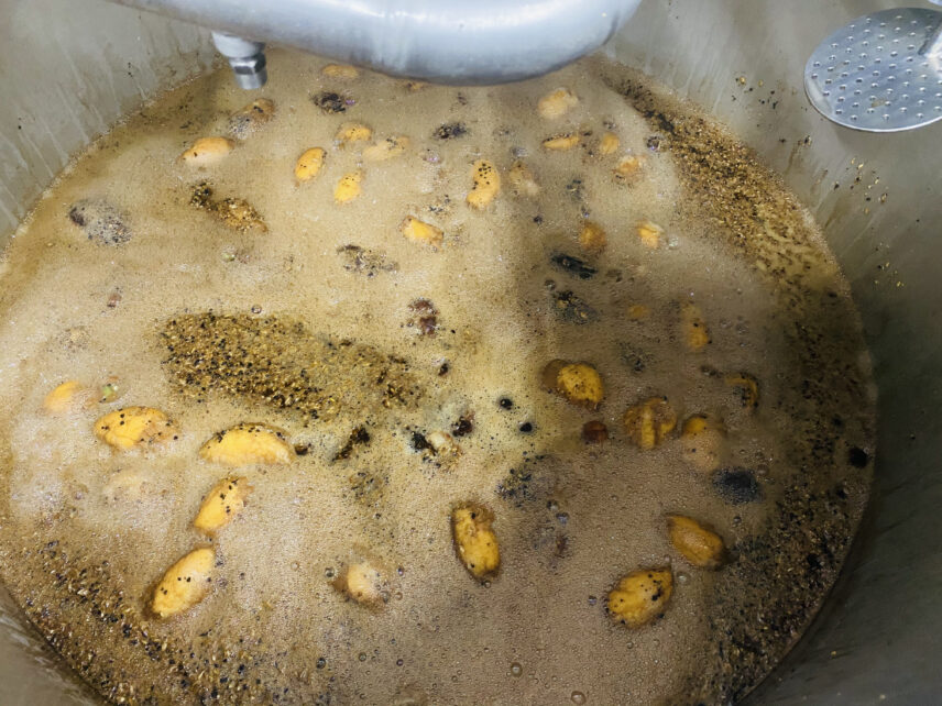 Photograph of a brew in progress