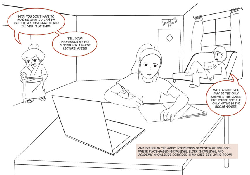 Third and final panel of the comic