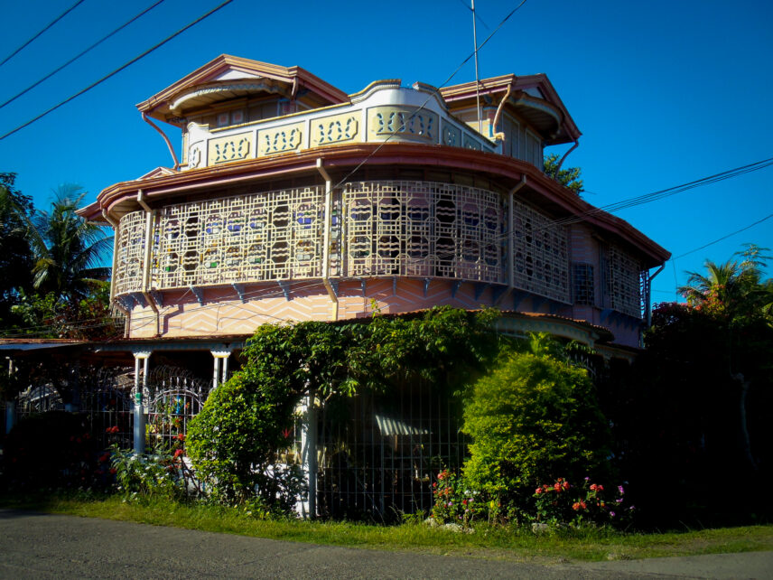 Photograph of mid-century style house in Central Philippines.