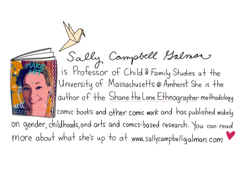 Illustrated author biography