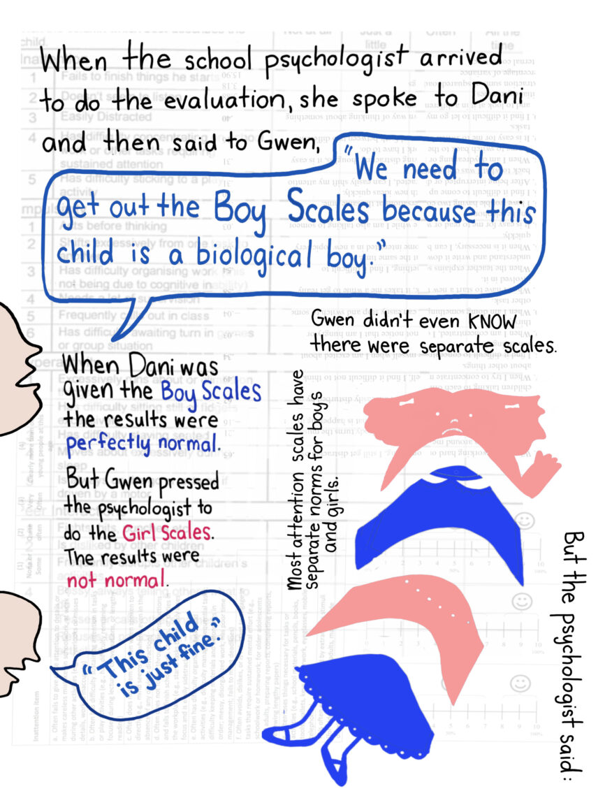 Illustrated comic page four