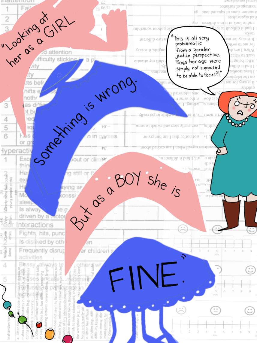 Illustrated comic page five