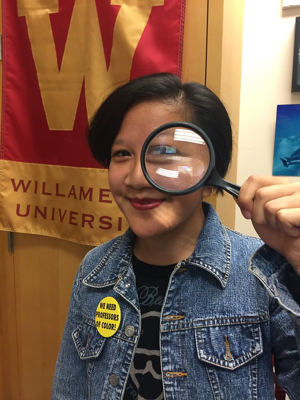 Photograph of a college student