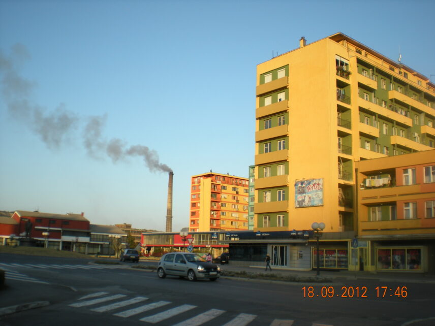 Photograph of a city street
