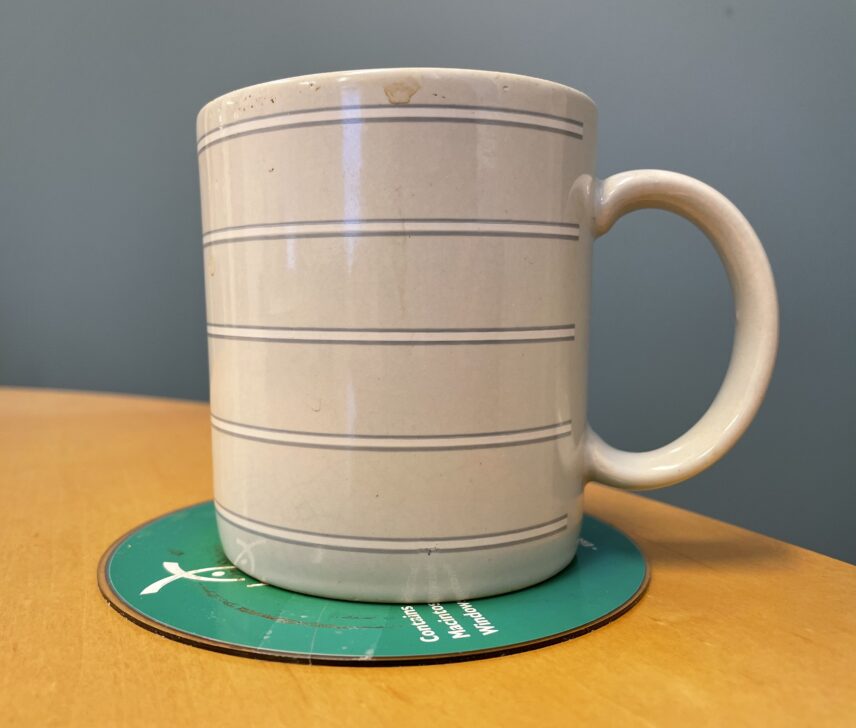 Photograph of a coffee cup