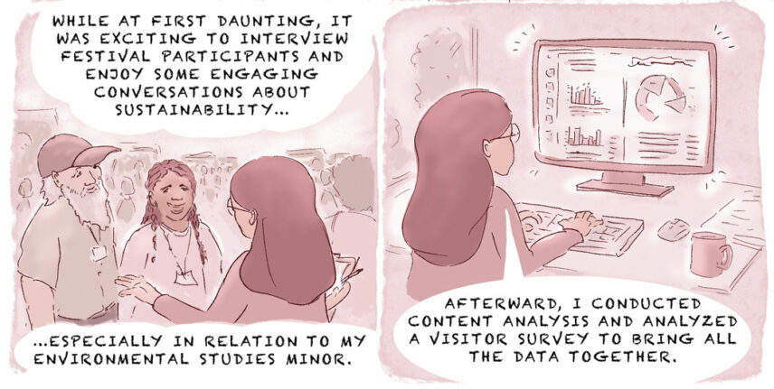 Frame 8 of the This Interning Life comic
