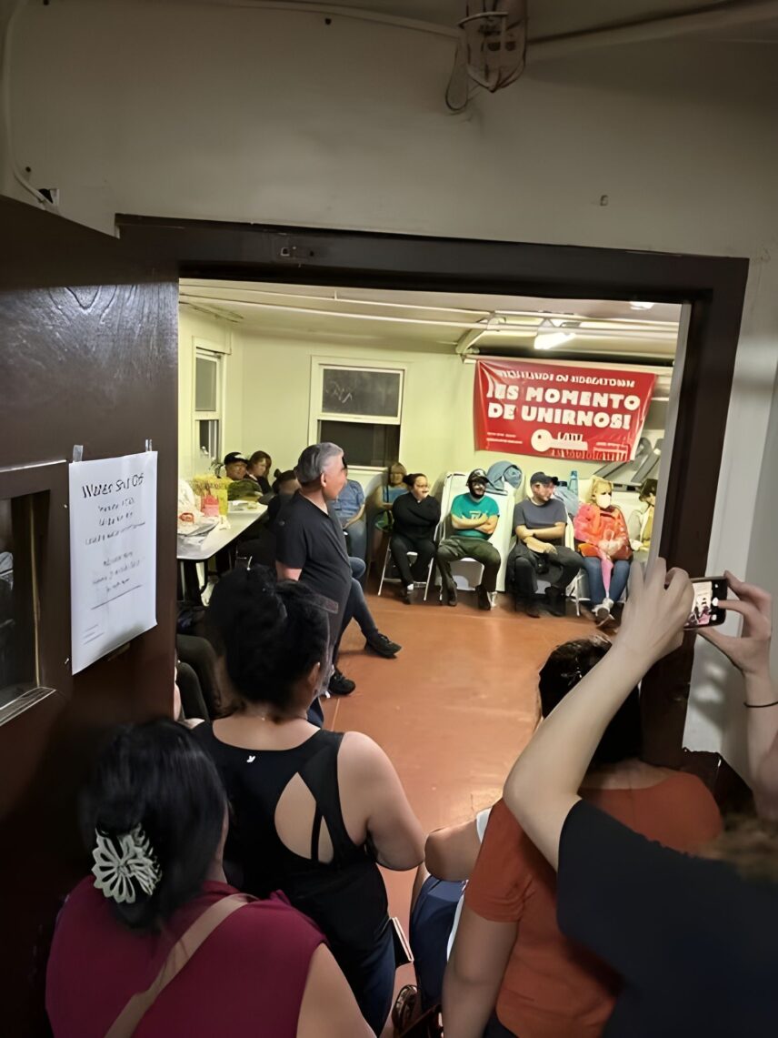 Laundry room meeting, October 2023