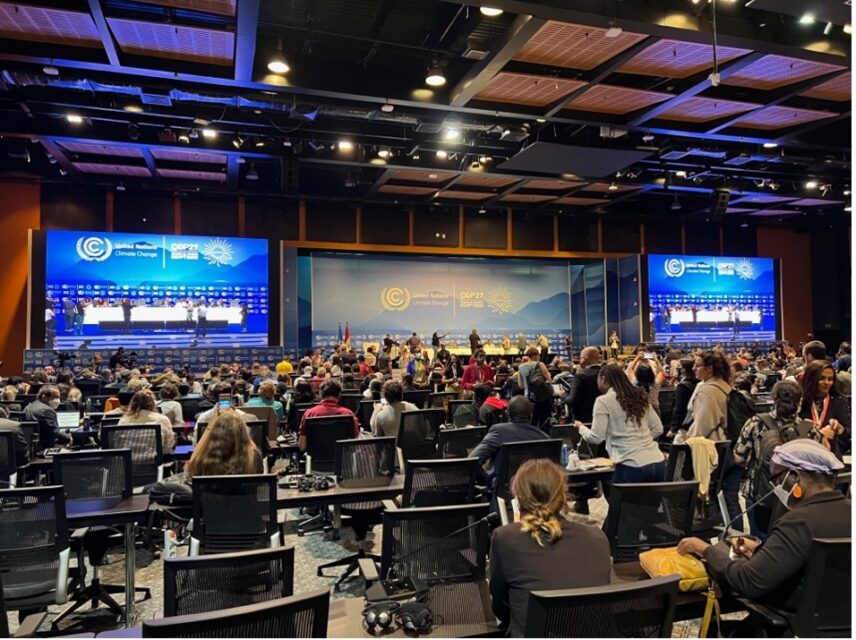 Figure 1. Conference space at COP27 in Egypt, 2022.